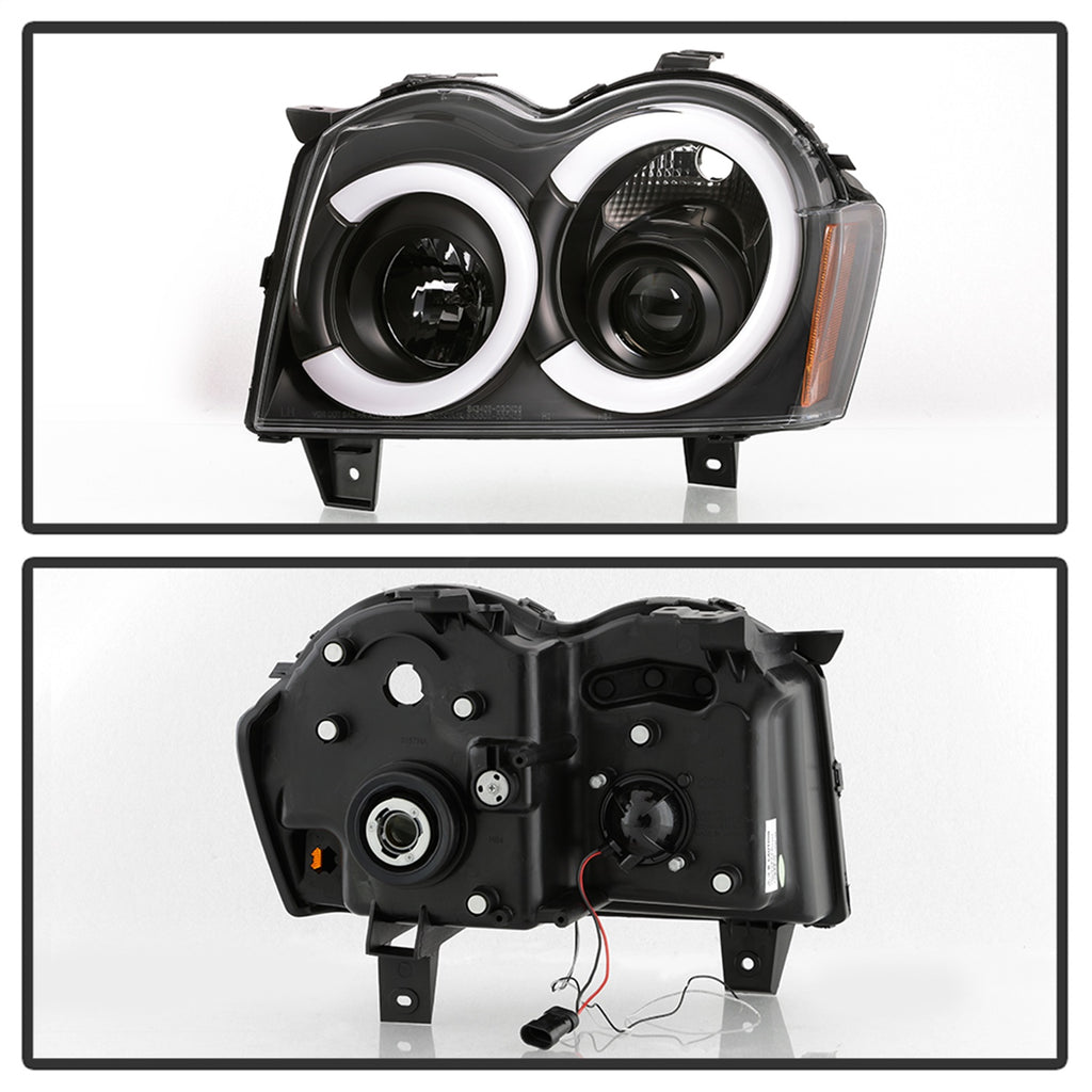 Spyder Auto 5086129 Light Bar Projector Headlights Fits Grand Cherokee (WK)