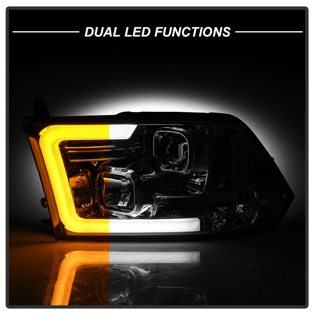 Spyder Auto 5086259 Projector Headlights Fits 09-19 1500 2500 3500 Ram 1500