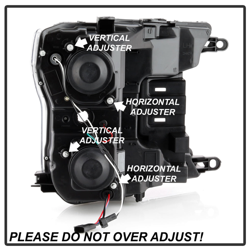 Spyder Auto 5086624 Projector Headlights Fits 18-19 F-150