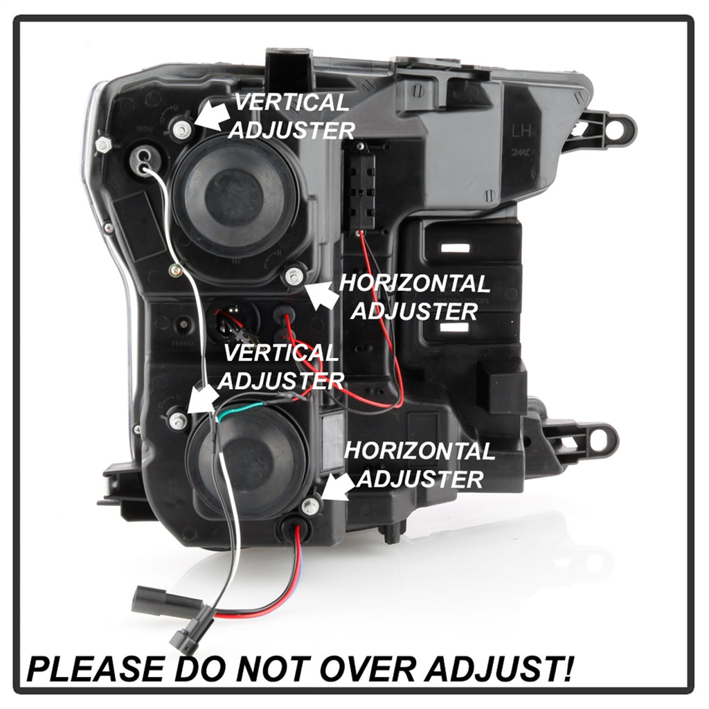 Spyder Auto 5086631 Projector Headlights Fits 18-19 F-150