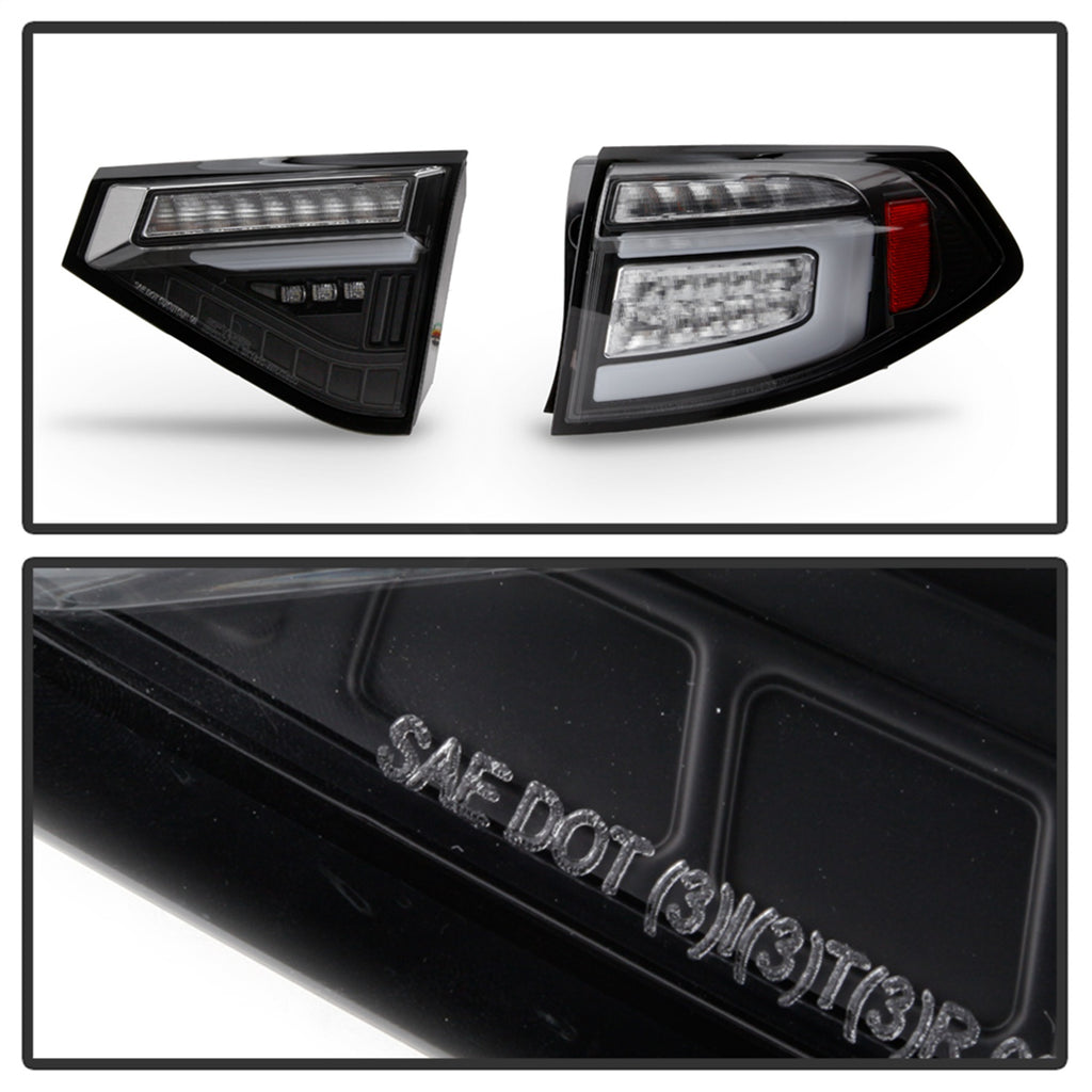 Spyder Auto 5086730 LED Tail Lights Fits 08-14 Impreza