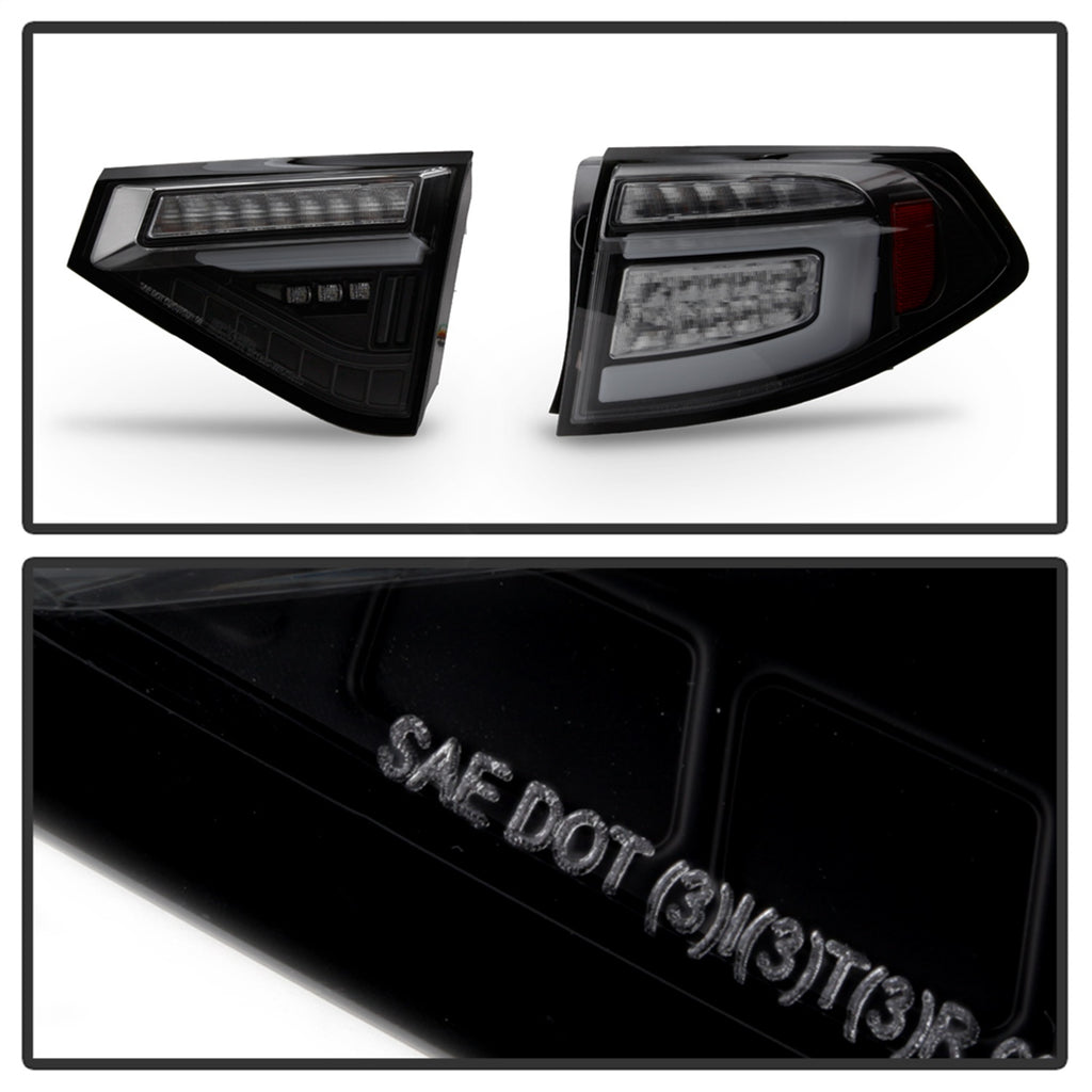 Spyder Auto 5086747 LED Tail Lights Fits 08-14 Impreza