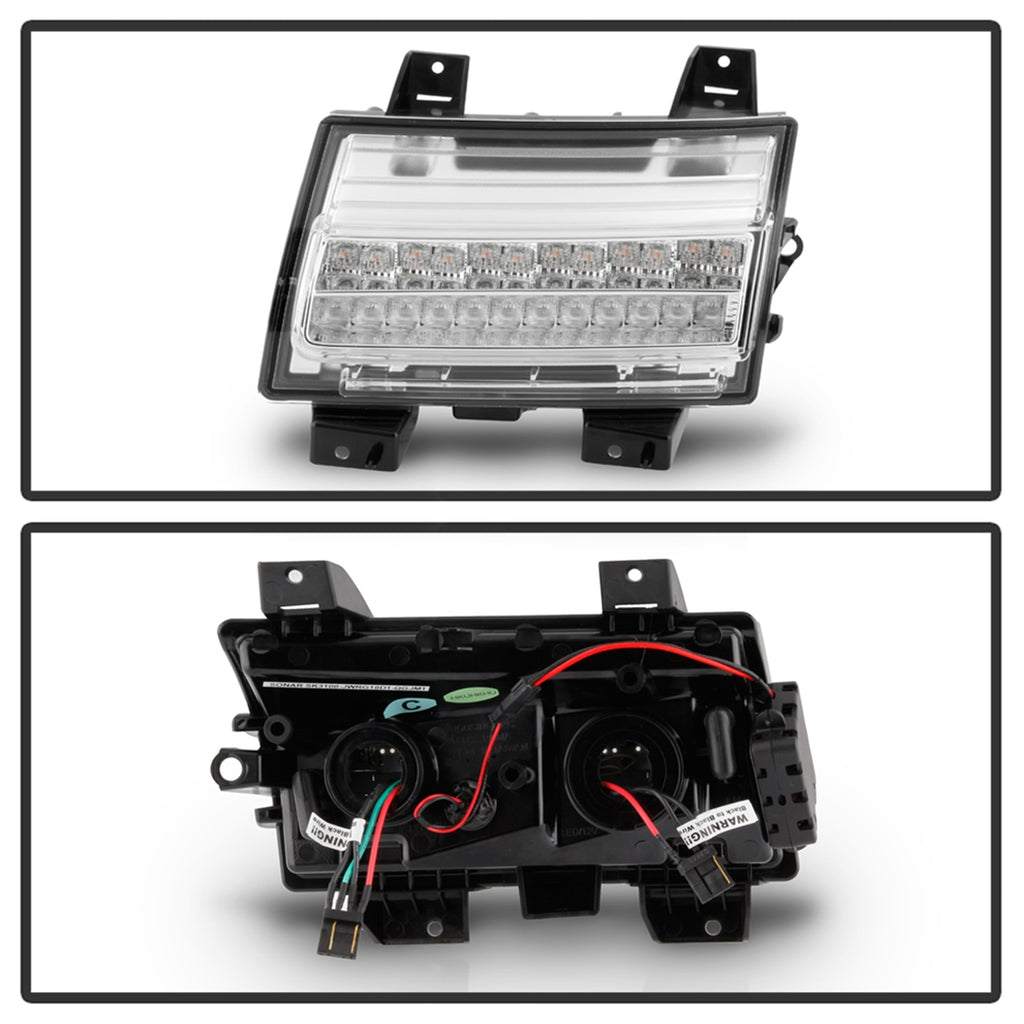 Spyder Auto 5086778 Full LED Front Bumper Lights