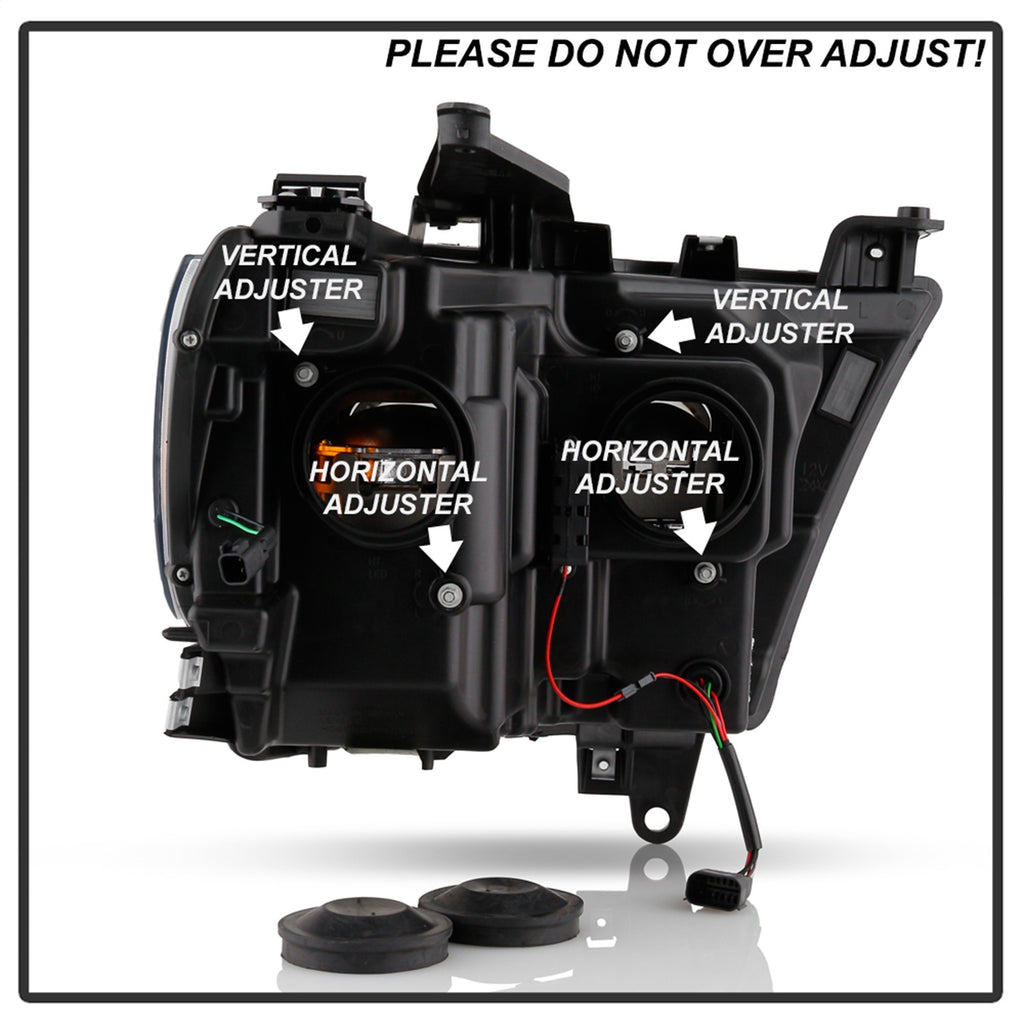 Spyder Auto 5087409 Projector Headlights Fits 19-20 1500 2500 3500