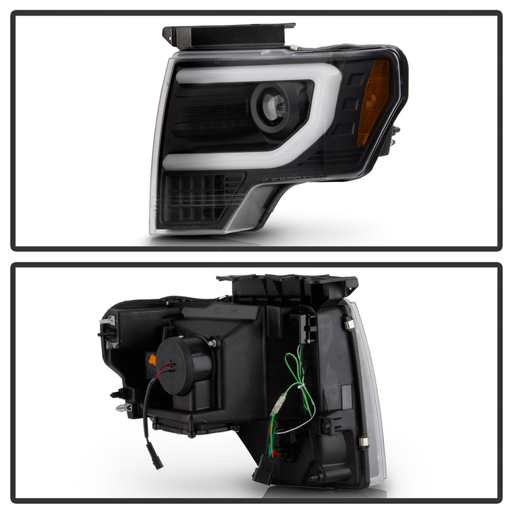 Spyder Auto 5087584 LED Light Bar Projector Headlights Fits 13-14 F-150