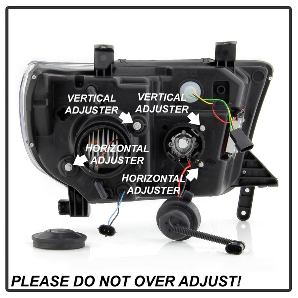 Spyder Auto 5087669 Projector Headlights Fits 07-10 Sequoia Tundra