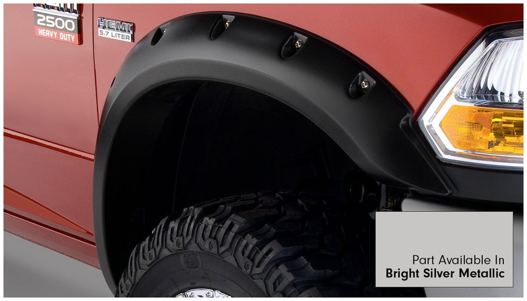 Bushwacker 50919-55 Pocket Style Color Match Fender Flares Fits 17-18 2500 3500