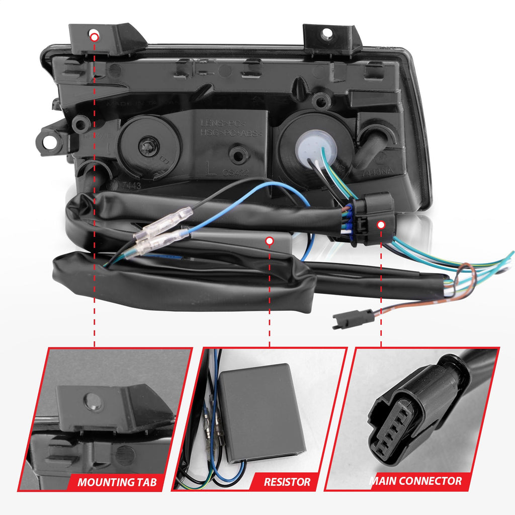 Anzo USA 511087 Side Marker Light Assembly Fits 18-23 Gladiator Wrangler (JL)