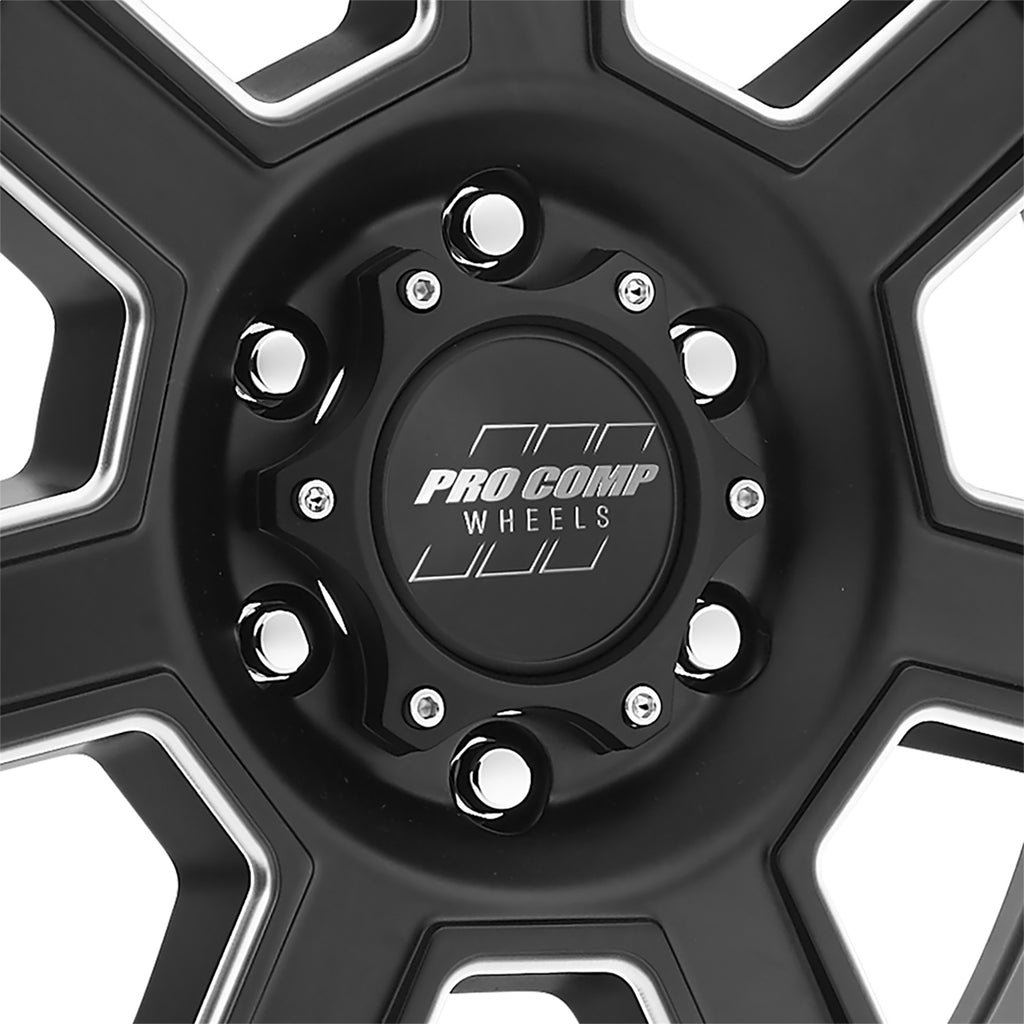 Pro Comp Wheels 5143-2936 Sledge Series 43 Satin Black Finish
