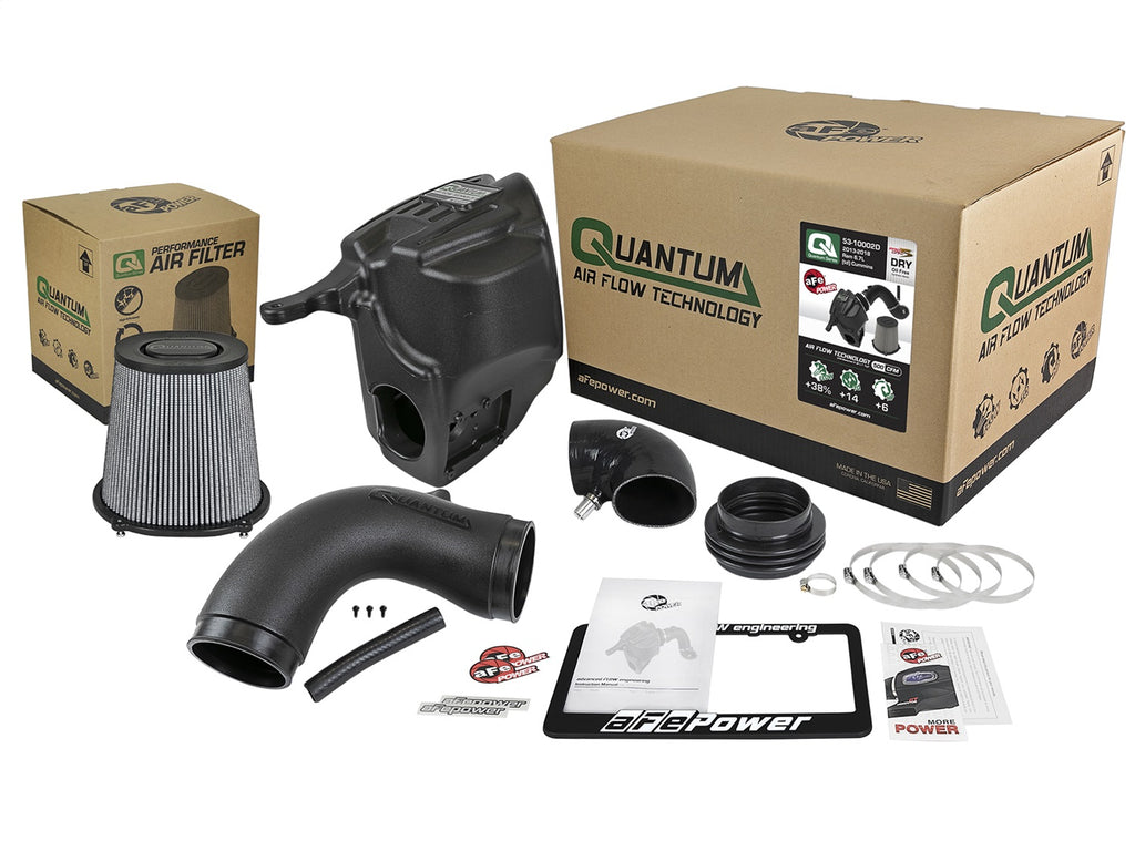 AFE Filters 53-10002D QUANTUM Pro DRY S Air Intake System Fits 13-18 2500 3500