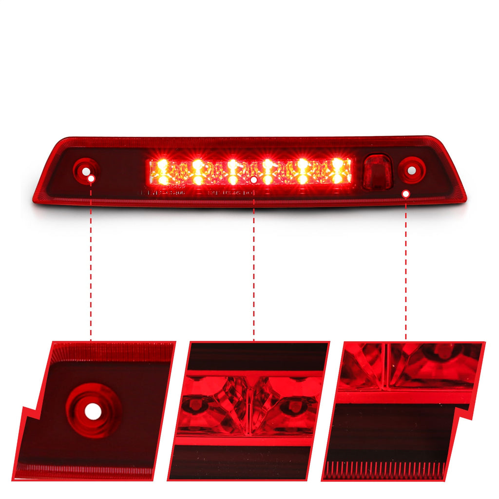 Anzo USA 531108 Third Brake Light Assembly Fits 05-10 Grand Cherokee (WK)