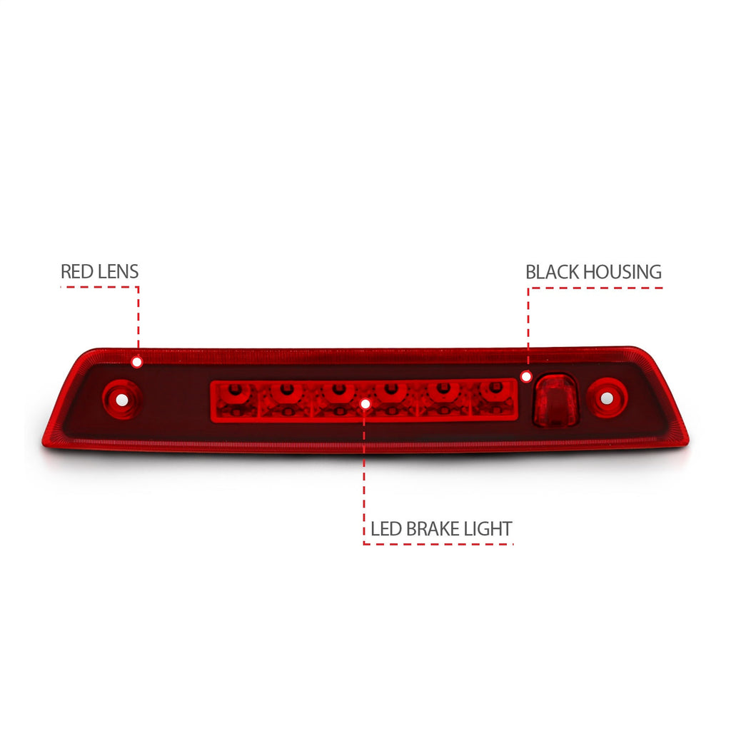 Anzo USA 531108 Third Brake Light Assembly Fits 05-10 Grand Cherokee (WK)
