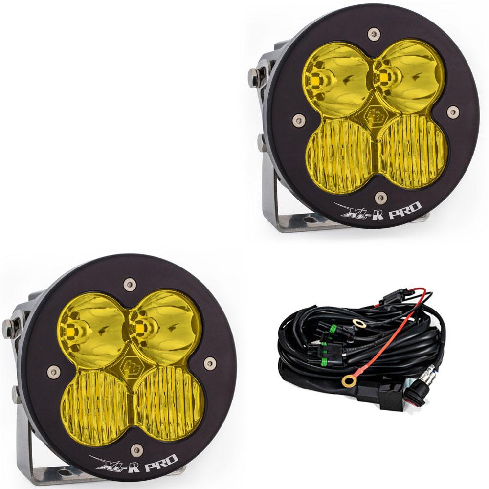 Baja Design 537813 LED Light Pods Amber Lens Driving Combo Pattern Pair XL R