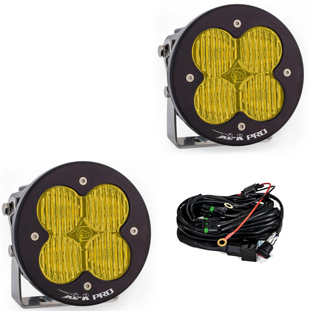 Baja Design 537815 LED Light Pods Amber Lens WidePattern Pair XL R Pro Series