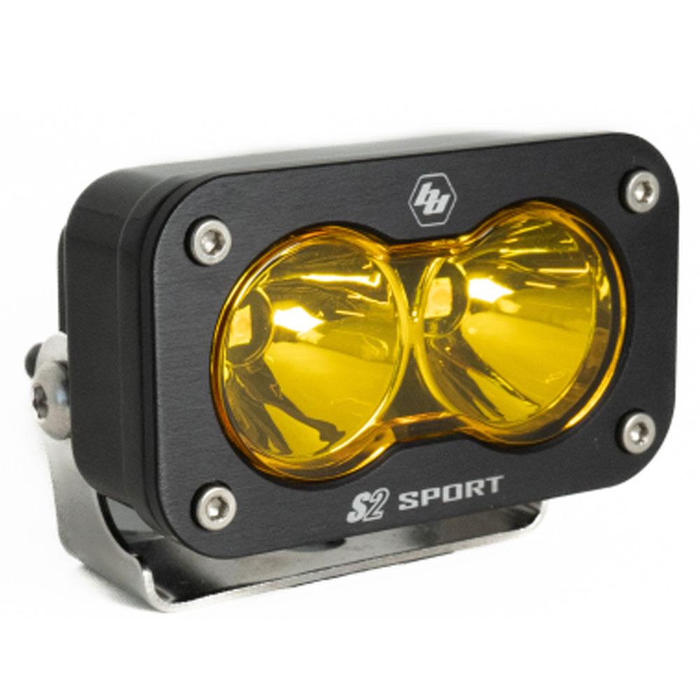 Baja Design 540011 LED Work Light Amber Lens Spot Pattern Each S2 Sport