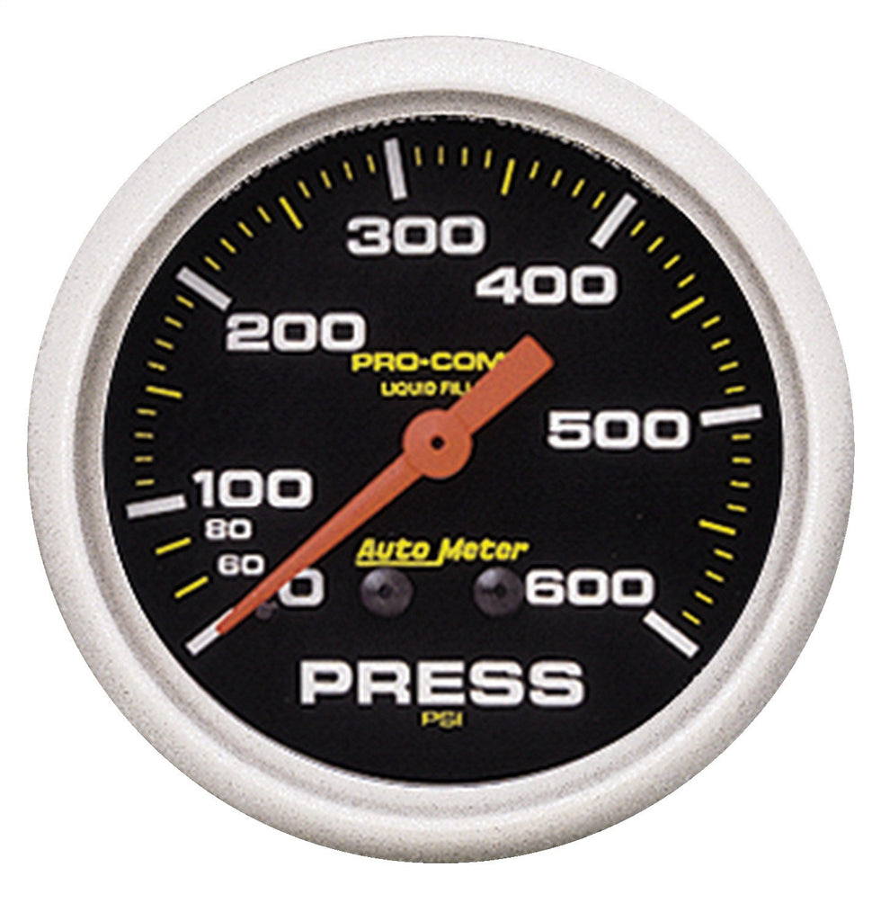 AutoMeter 5425 Pro-Comp Liquid-Filled Mechanical Pressure Gauge