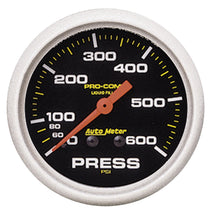 Load image into Gallery viewer, AutoMeter 5425 Pro-Comp Liquid-Filled Mechanical Pressure Gauge