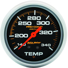 Load image into Gallery viewer, AutoMeter 5435 Pro-Comp Liquid-Filled Mechanical Water Temperature Gauge