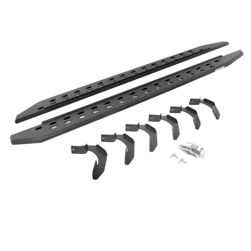 Go Rhino 69415087ST RB20 Slim Line Running Boards w/Mounting Brackets Kit