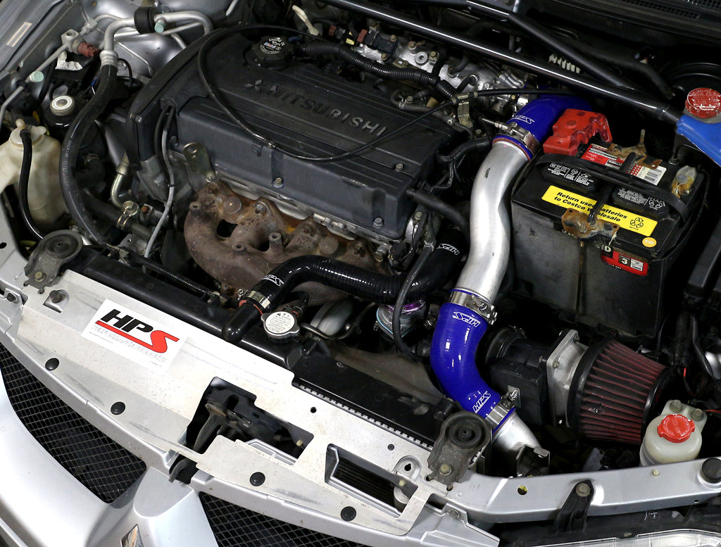 HPS Black Silicone Intercooler Hose For 2003-2007 Lancer EVO 8 9 MR US-Spec