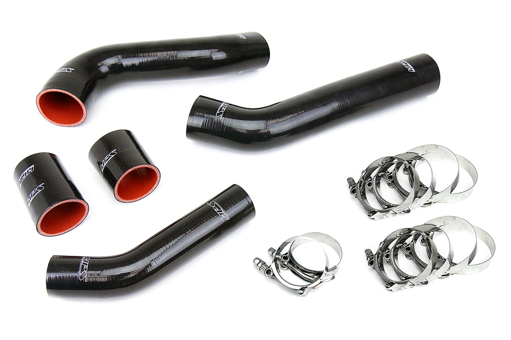 HPS 57-1228-BLK Black Silicone Intercooler Hose For Lancer EVO 10 US-Spec