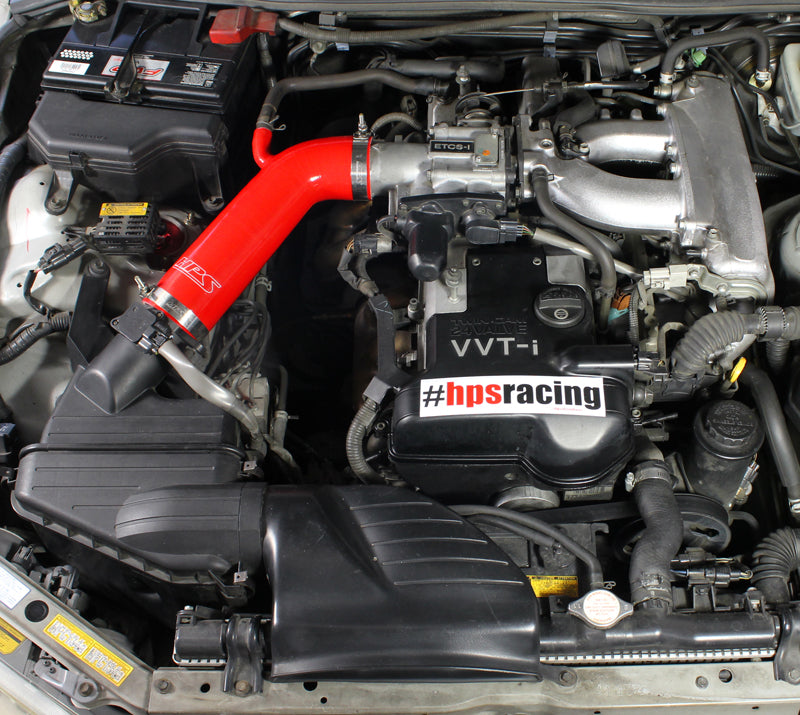 HPS 57-1232-BLK Black Silicone Intake Hose For 2001-2005 IS300 I6 3.0L