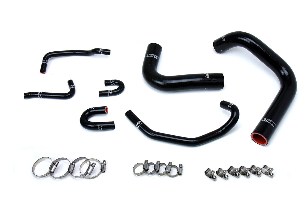 HPS 57-1323R-BLK-2 Black Silicone Radiator Hose For 1989-1995 Pickup 3.0L V6