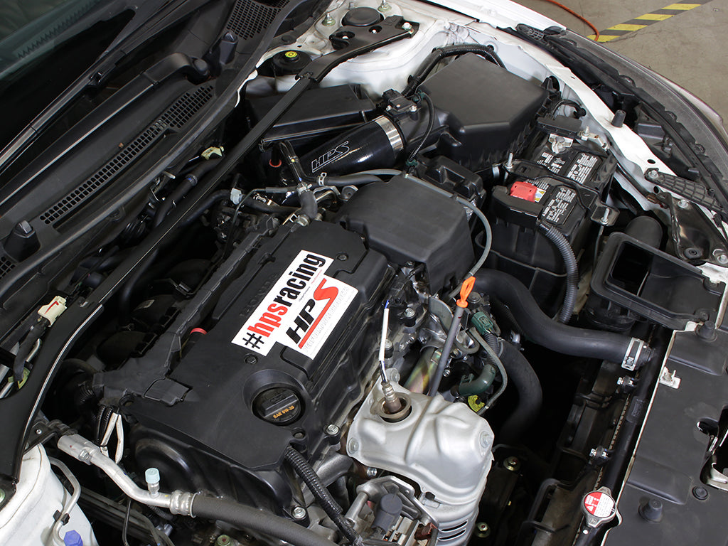 HPS 57-1445-BLK Black Silicone Intake Hose For 2013-2016 Accord 2.4L
