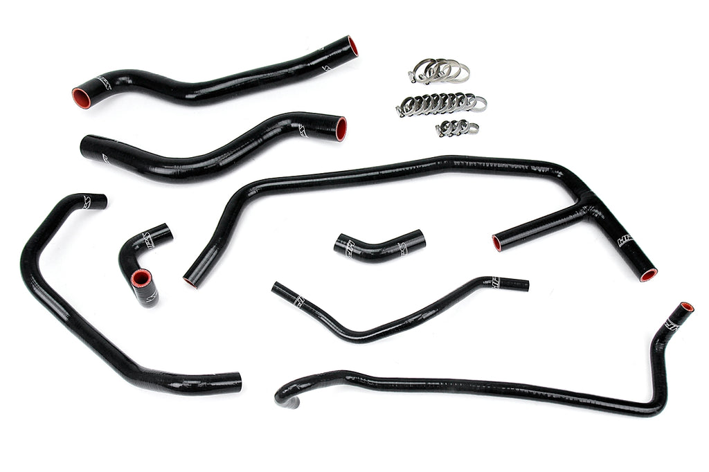 HPS Black Silicone Radiator/Heater Hose For 15-19 Mustang Ecoboost 2.3L Turbo