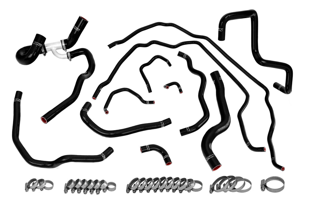 HPS Black Silicone Radiator/Heater Hose For 2007-2009 Mazdaspeed 3 2.3L Turbo