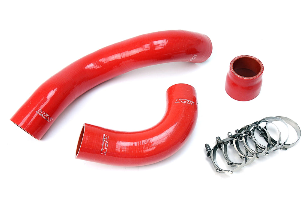 HPS 57-1697-RED Red Silicone Intercooler Hose For 17-19 Civic Type R 2.0L Turbo