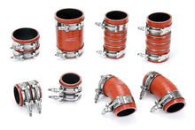 Load image into Gallery viewer, HPS Orange Silicone Intercooler Hose For 2015-2016 F150 3.5L Ecoboost Twin Turbo