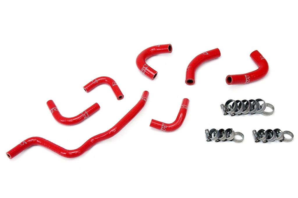 HPS Red Silicone Oil Cooler-Throttle Body Hose Kit for 2006-2009 S2000 2.2L