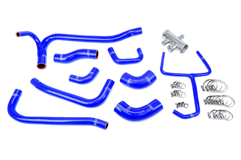 HPS Blue Silicone Radiator Hose Kit for 2007-2014 Mustang GT500 5.4L 5.8L