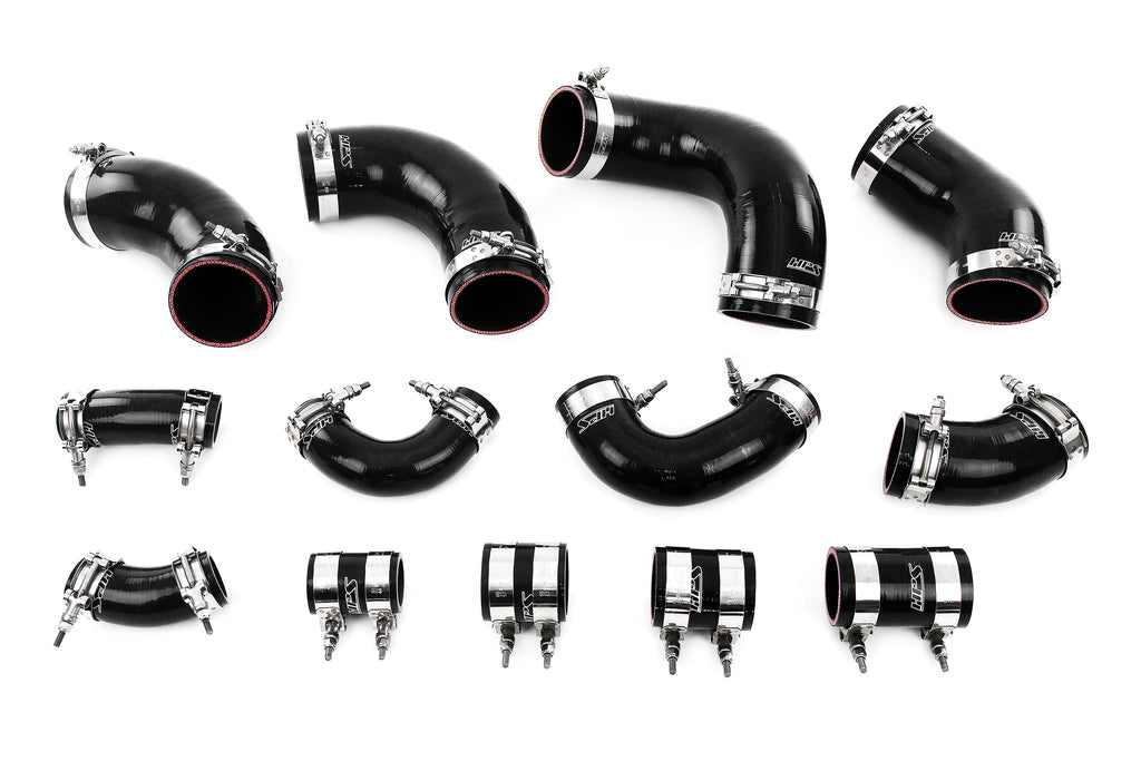 HPS 57-2097-BLK Silicone Intercooler Hose Black
