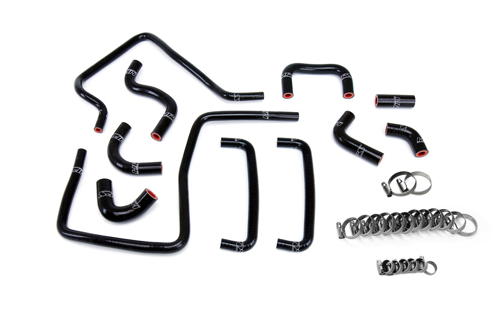HPS 57-2266-BLK Silicone Ancillary Hoses Fits 06-07 Impreza WRX 2.5L Turbo