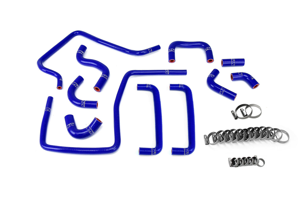 HPS 57-2266-BLUE Silicone Ancillary Hoses Fits 06-07 Impreza WRX 2.5L Turbo