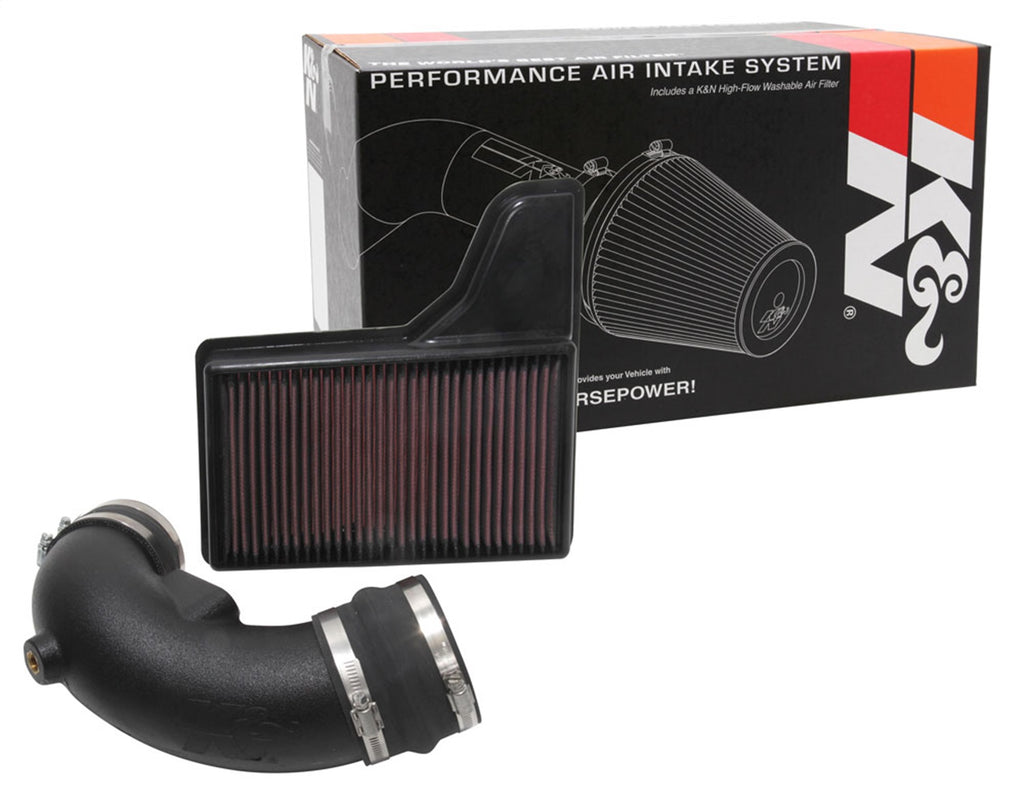 K&N Filters 57-2605 Performance Air Intake System Fits 18-19 Mustang