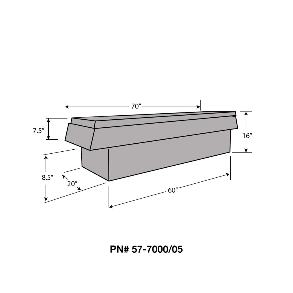 Westin 57-7005 HDX Full Size Crossover Tool Box