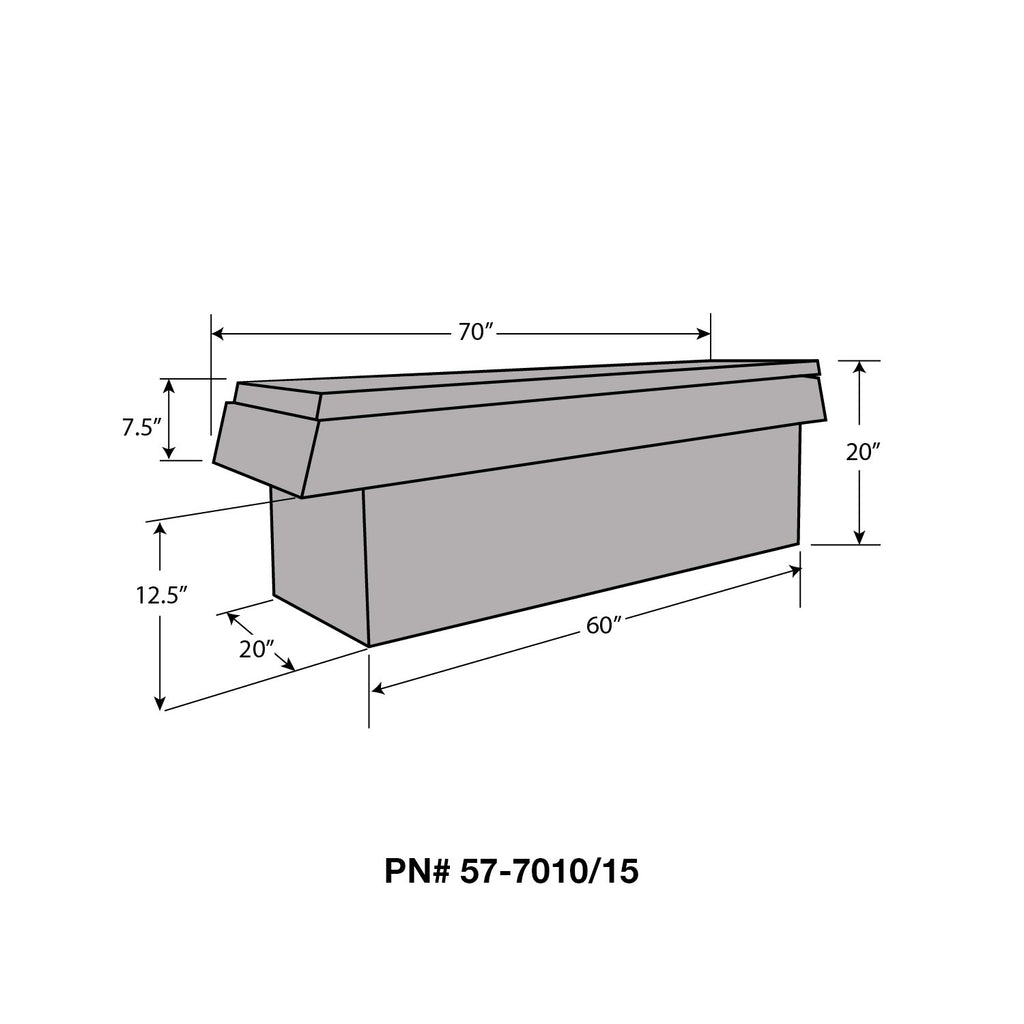 Westin 57-7010 HDX Full Size Crossover Tool Box