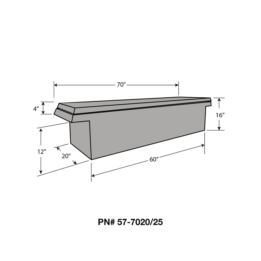 Westin 57-7020 HDX Full Size Crossover Tool Box