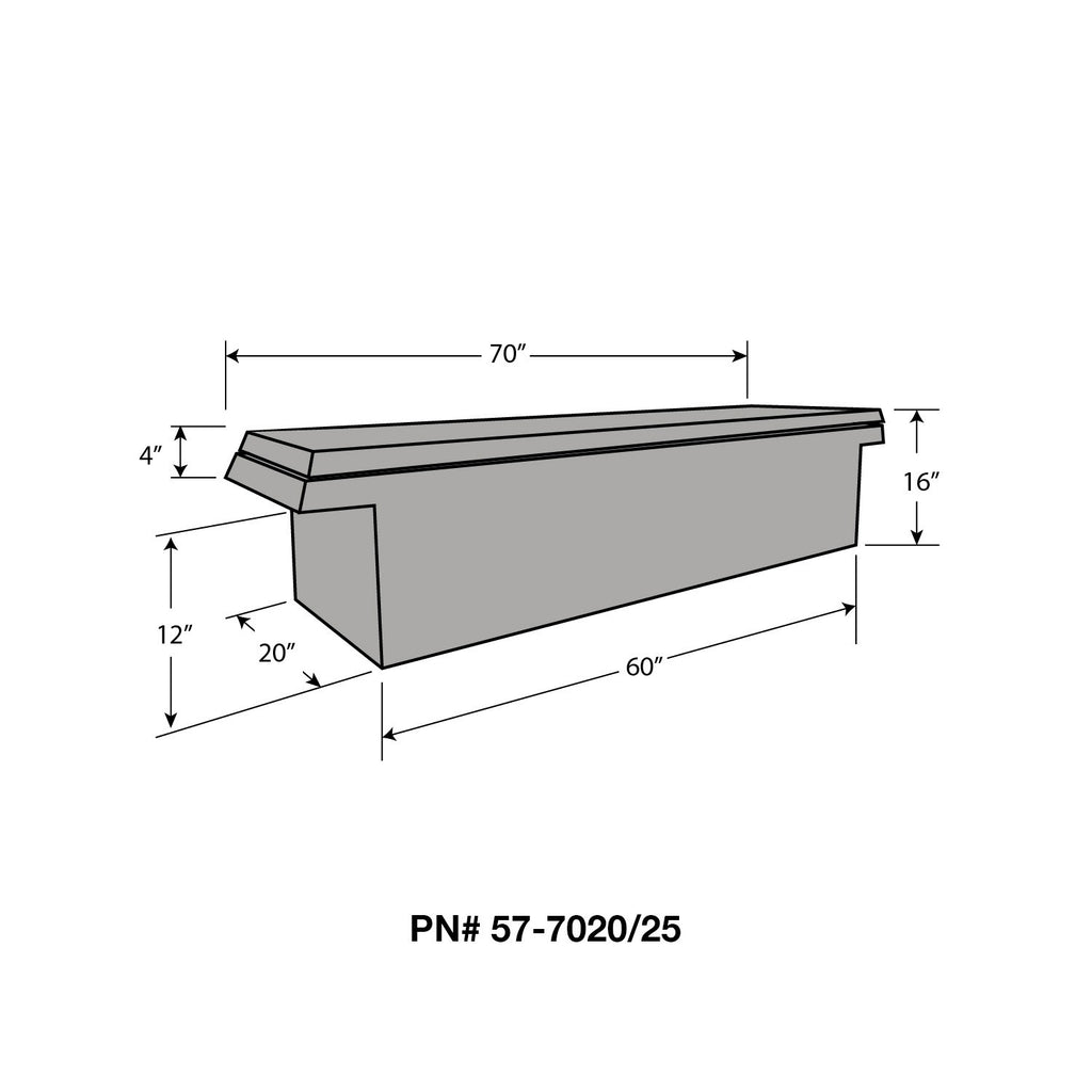 Westin 57-7025 HDX Full Size Crossover Tool Box