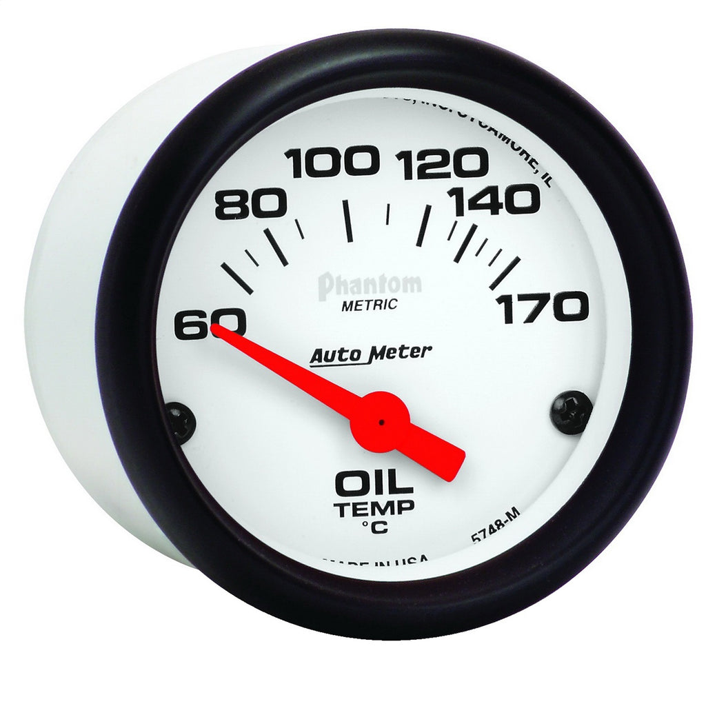 AutoMeter 5748-M Phantom Electric Oil Temperature Gauge