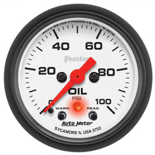 Load image into Gallery viewer, AutoMeter 5752 Phantom Electric Oil Pressure Gauge