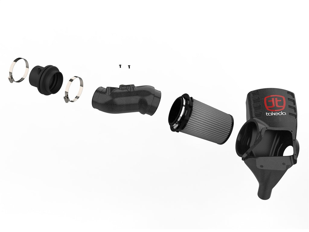 AFE Filters 58-10002D Black Series Momentum Carbon Fiber Air Intake System