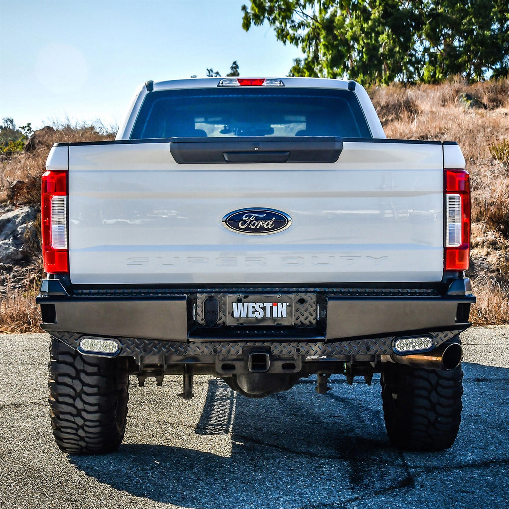 Westin 58-341125 HDX Bandit Rear Bumper Fits F-250 Super Duty F-350 Super Duty