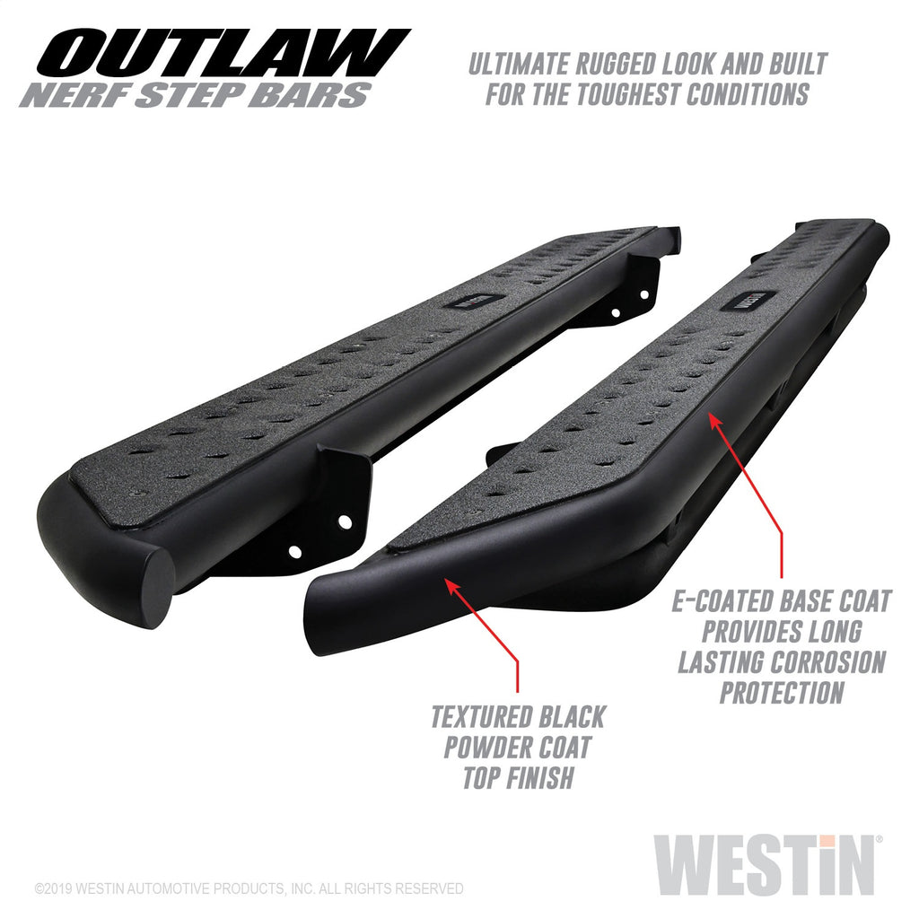 Westin 58-53935 Outlaw Nerf Step Bars