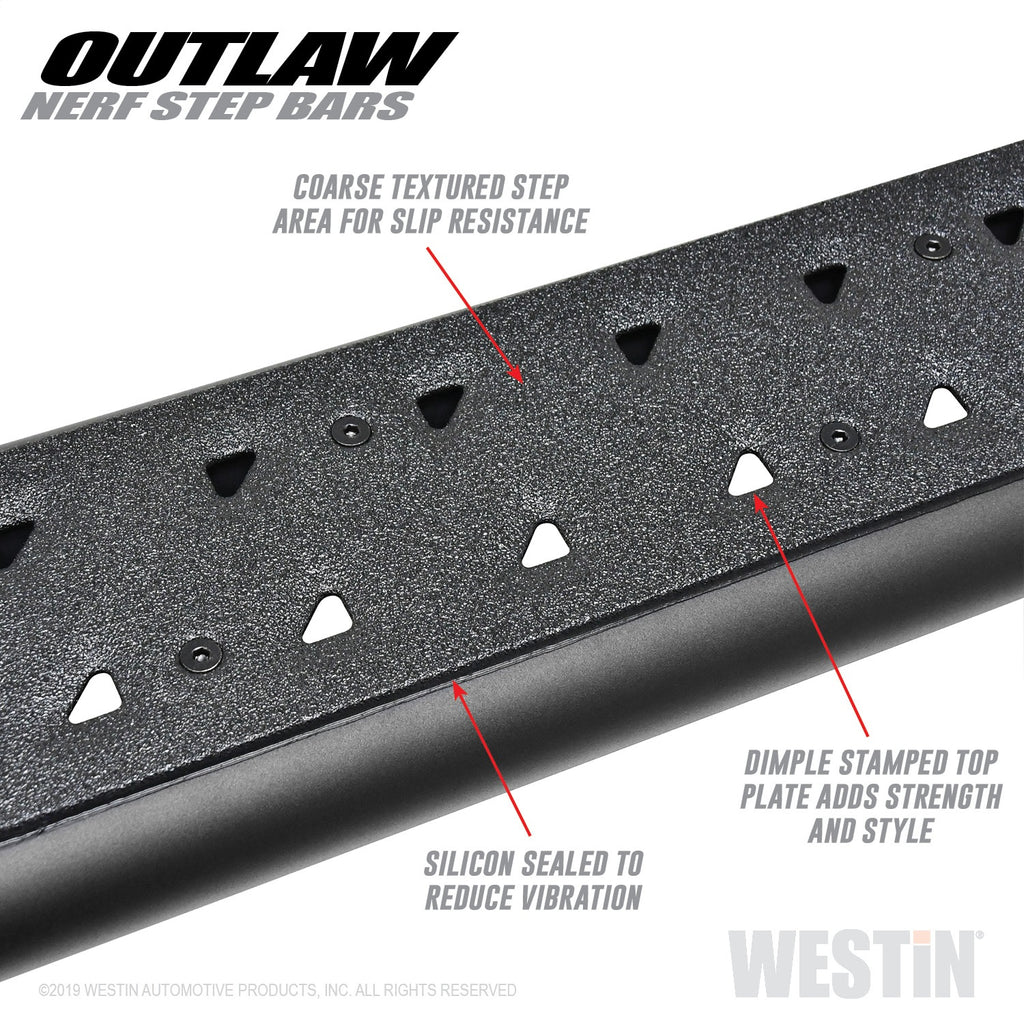 Westin 58-53935 Outlaw Nerf Step Bars