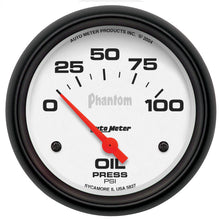 Load image into Gallery viewer, AutoMeter 5827 Phantom Electric Oil Pressure Gauge