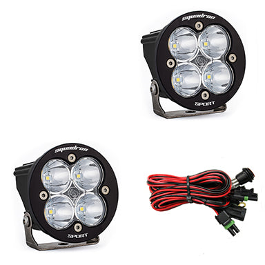 Baja Design 587801 LED Light Pods Clear Lens Spot Pair Squadron R Sport